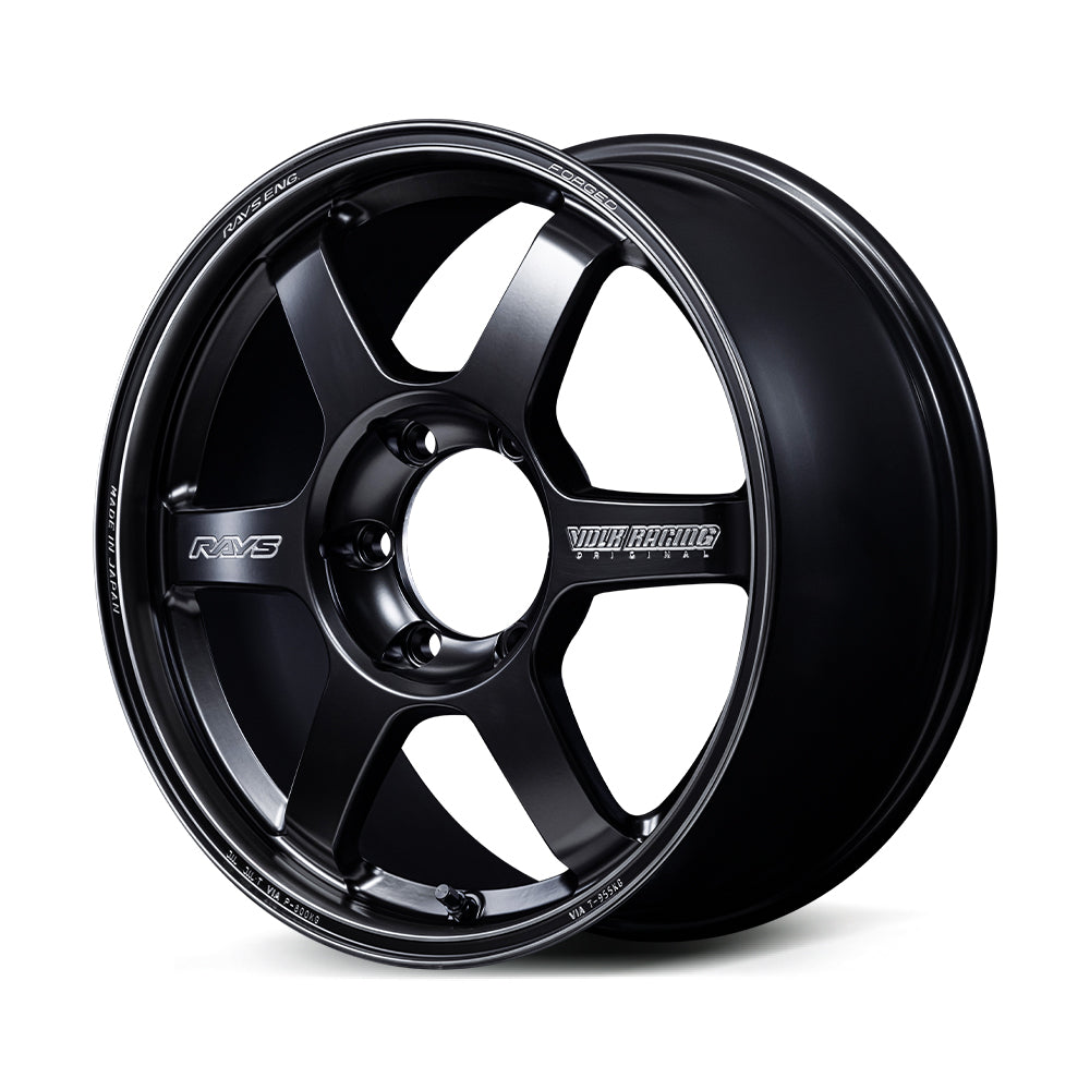 RAYS VOLK RACING TE37 LARGE P.C.D. PROGRESSIVE MODEL II BLACK SHADOW LTD. 18X8.5J +53 6X139.7 MATTE TRANSLUCENT BLACK (PH) 02228855316PH