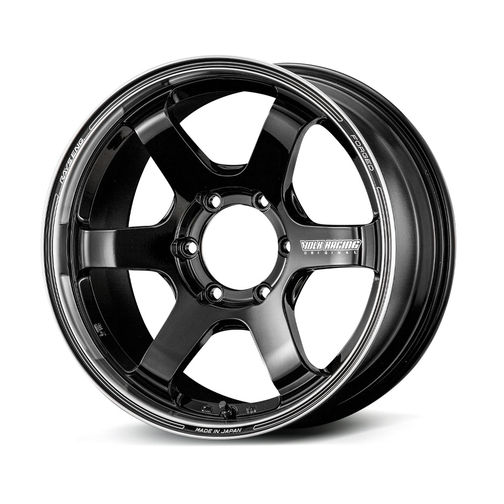 RAYS VOLK RACING TE37SB TOURER 18X8J +30 6X139.7 BLACK RIM DC(BD 