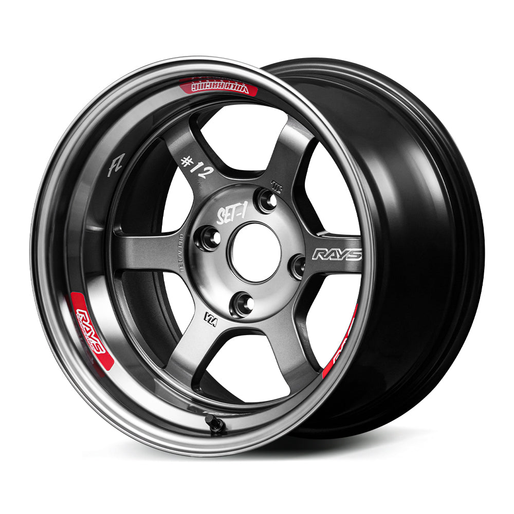 RAYS VOLK RACING TE37V-PRO 15X8.5J +5 4X100 PRESSED GRAPHITE (PG) 02145850502PG
