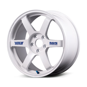 RAYS VOLK RACING TE37 SAGA S-PLUS 30TH STICKER VER. 20X12J 20 5X114.3 WHITE (WH) 02360122095WH