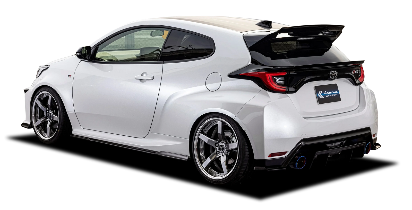 KUHL RACING KRUISE KR-GRYRR REAR HALF SPOILER ONE TONE PAINTED FOR TOYOTA GR YARIS GXPA16 KUHL-00015