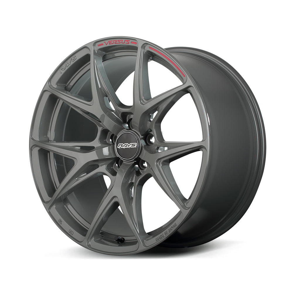 RAYS VERSUS CRAFT COLLECTION VV21S 19X9.5J +25 5X112 MATTE DIAMOND CUT SIDE MATTE GRAPHITE (M4) 12229952520M4