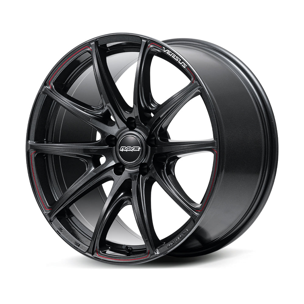 RAYS VERSUS VV25R 19X9.5J +32 5X114.3 GLASS BLACK+RAP(68J) 1229995329568J