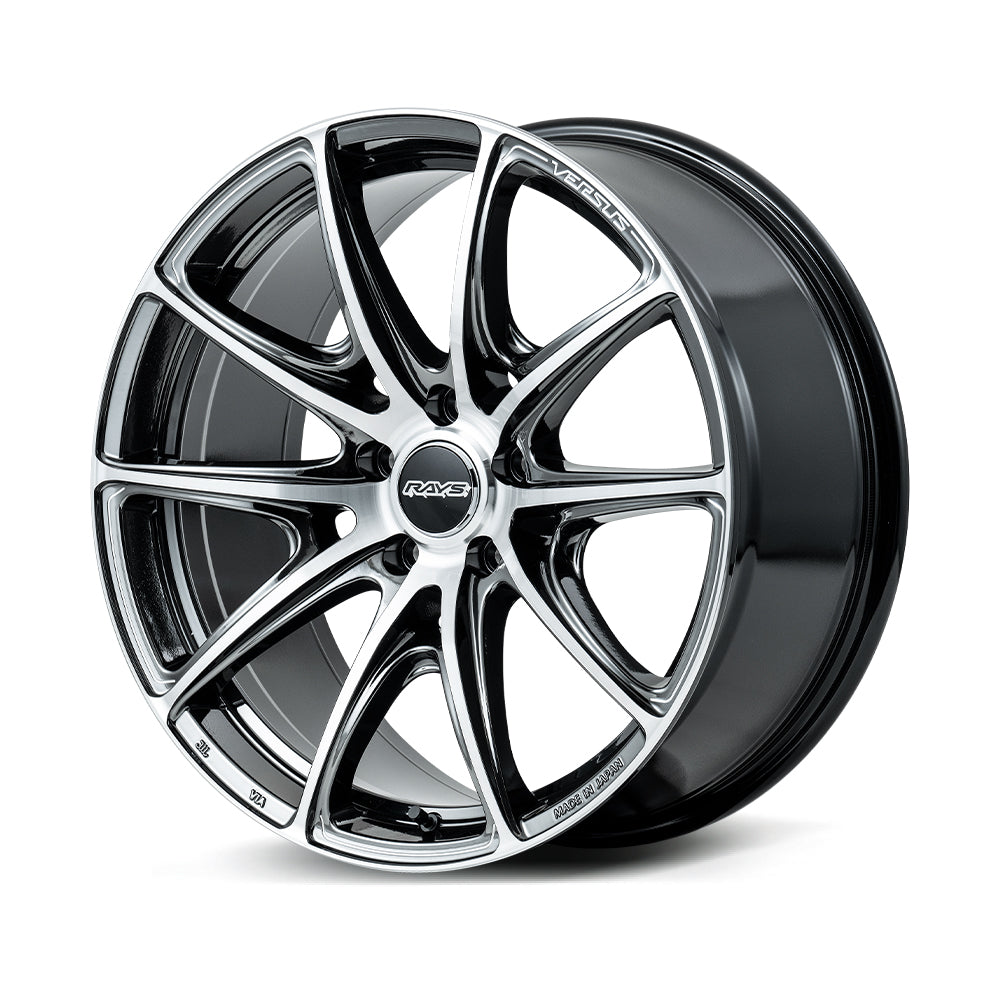 RAYS VERSUS VV25R 19X9.5J +25 5X112 GLASS BLACK+RAP(68J) 1229995252068J