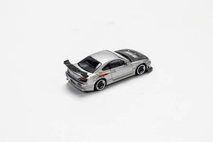 TOP SECRET 1 64 MINI GT TOP SECRET S15 SILVIA SILVER FOR  TOP-SECRET-00274