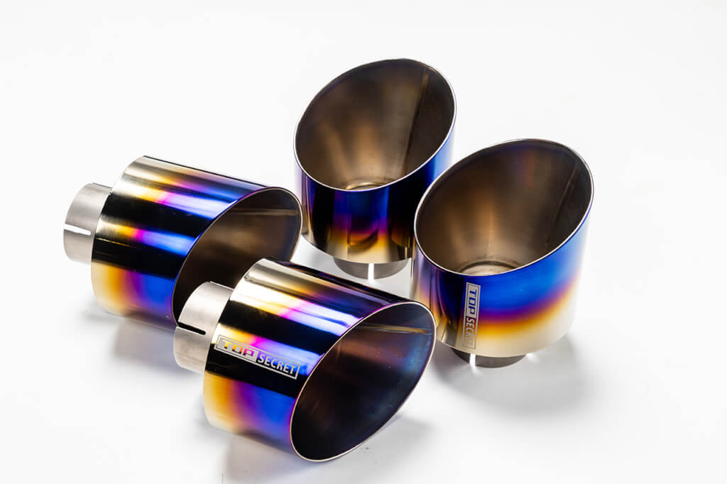 TOP SECRET FULL TITANIUM TAIL END FOR NISSAN GT-R R35 TOP-SECRET-00152