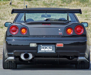 HKS SSR SUPER TURBO MUFFLER TI FOR NISSAN SKYLINE GT-R BNR34  31030-AN004
