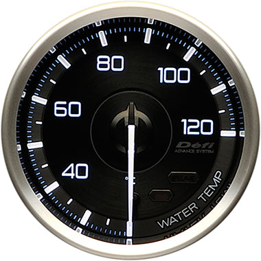 DEFI GAUGE METER ADVANCE A1 WATER TEMPERATURE 60MM 20 TO 120 DEGREES C DF15301