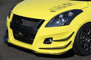 TM SQUARE FRONT BUMPER SPOILER FRP UNPAINTED FOR SUZUKI SWIFT ZC32S TMDF-A01101