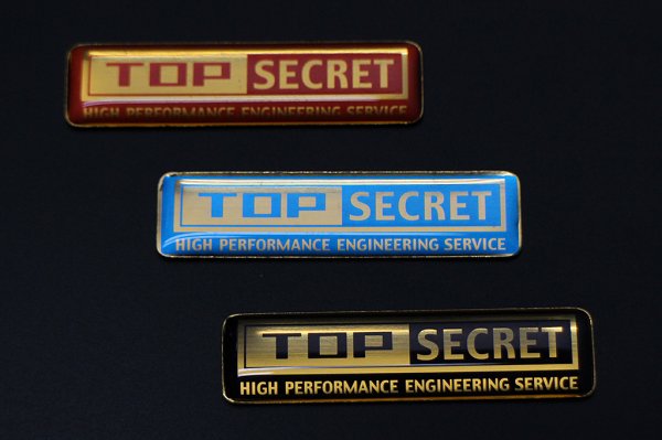 TOP SECRET MINI EMBLEM SET FOR  TOP-SECRET-00329