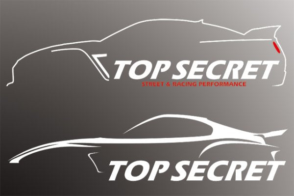 TOP SECRET TOPSECRET SILHOUETTE STICKER FOR  TOP-SECRET-00319