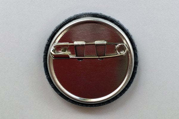 TOP SECRET BUTTON BADGE BLACK FOR  TOP-SECRET-00310