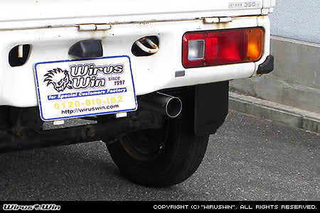 WIRUS WIN COMPACT MUFFLER RACING TYPE FOR HONDA ACTY TRUCK HA3 HA4