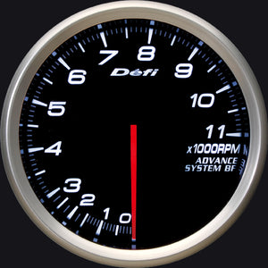 DEFI ADVANCE BF TACHOMETER Φ80 WHITE FOR  DF11001