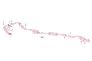 FUJITSUBO EXH PERFORMANCE UNIT (AUTHORIZE) FOR TOYOTA ZN6 86 SUBARU ZC6 BRZ 2.0 (Applied A to G) 050-23135