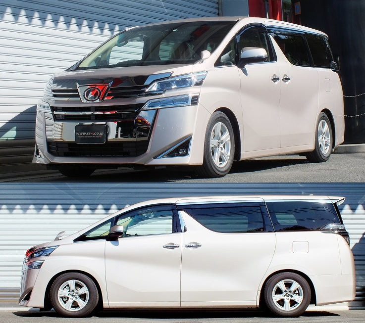 RS-R BEST-I COILOVER SUSPENSION RECOMMENDED SPRING RATE FOR TOYOTA VELLFIRE AGH30W BIT940M