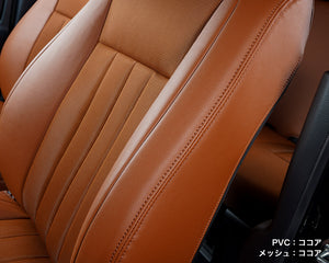 BELLEZZA AIRMESH SEAT COVER WINE RED/BLACK FOR 2-ROW SEAT CAR FOR TOYOTA PRIUS ZVW50 ZVW51 ZVW55 T041-BK-RD