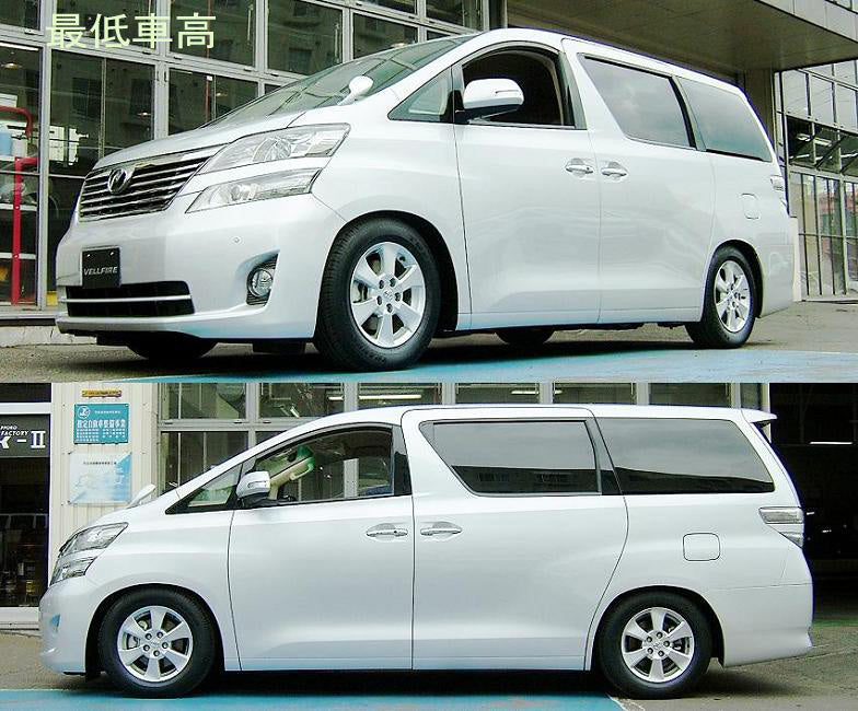RS-R BASIC-I COILOVER SUSPENSION RECOMMENDED SPRING RATE FOR TOYOTA ALPHARD ANH25W BAIT857M
