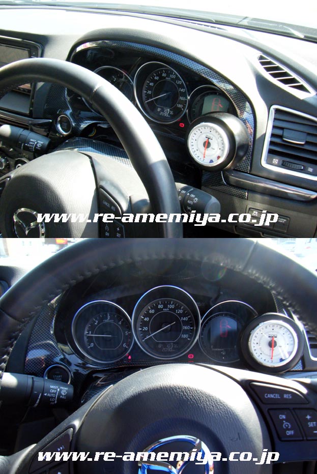 RE-AMEMIYA 60Φ METER PANEL FRP FOR MAZDA ATENZA AD IP-132030-003