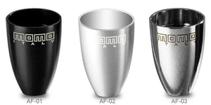 MOMO ANATOMIC LEATHER LONG SHIFT KNOB AUTOMATIC FINISHER LONG SILVER SK66-AF-02