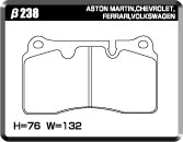 ACRE RACING PRO BRAKE PAD FRONT FOR VOLKS WAGEN TOUAREG 3.2 V6 3.6 V6 FRONT. 7LAZZS 7LBMVS 7LBMVA7LBMVS 7LBHKS β238-RACING-PRO