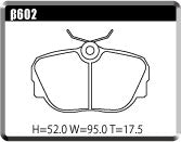 ACRE ZZC BRAKE PAD FRONT FOR MERCEDES BENZ 190 W201 190E 2.0 201024 β602-ZZC