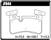 ACRE FORMULA800C BRAKE PAD REAR FOR MERCEDES BENZ SL R231 SL65 AMG FR 6POT 230479 β644-FORMULA800C