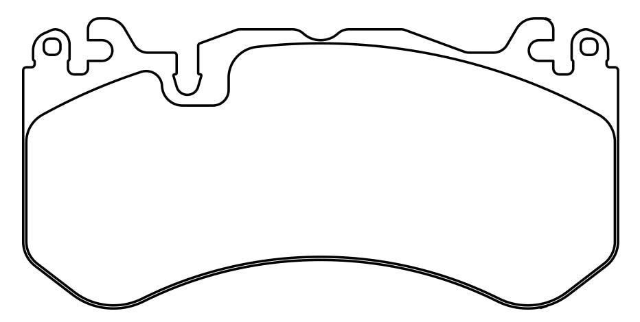 ACRE FORMULA700C BRAKE PAD FRONT FOR MERCEDES BENZ SL R230 SL63 AMG FR 6POT RR 4POT β648-FORMULA700C