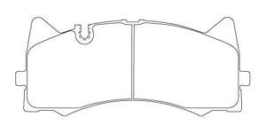 ACRE ZZC BRAKE PAD FRONT FOR MERCEDES BENZ C-CLASS 205 S205 WAGON C63 AMG 205286 β661-ZZC