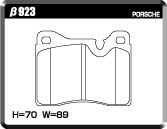 ACRE FORMULA700C BRAKE PAD FRONT FOR FERRARI TESTAROSSA 4.9 β923-FORMULA700C