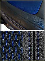 GARAGE ACTIVE ORIGINAL SEAT COVER BLACK BLUE FOR NISSAN SKYLINE GT-R BNR32 GARAGE-ACTIVE-00010