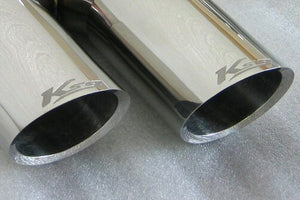 KREISSIEG CAT-BACK F1 SOUND VALVETRONIC EXHAUST SYSTEM STAINLESS STEEL BILLET FLOATING CURL TAIL SANDBLASTED KSG LOGO MARK FOR LOTUS EXIGE LTEX-04-STAINLESSBILLET