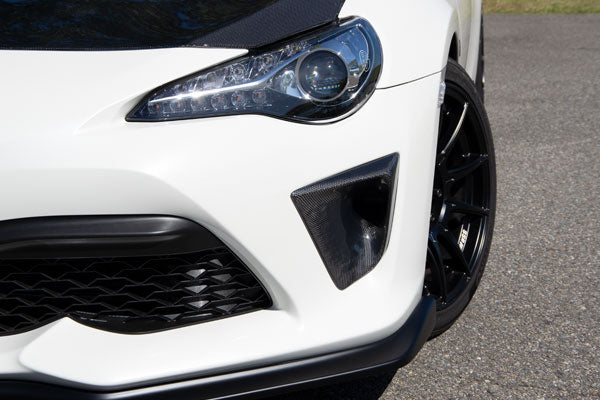 CHARGE SPEED BRAKE DUCT FRP BLACK GEL FOR TOYOTA 86 ZN6 KOUKI CAHRGESPEED-00062