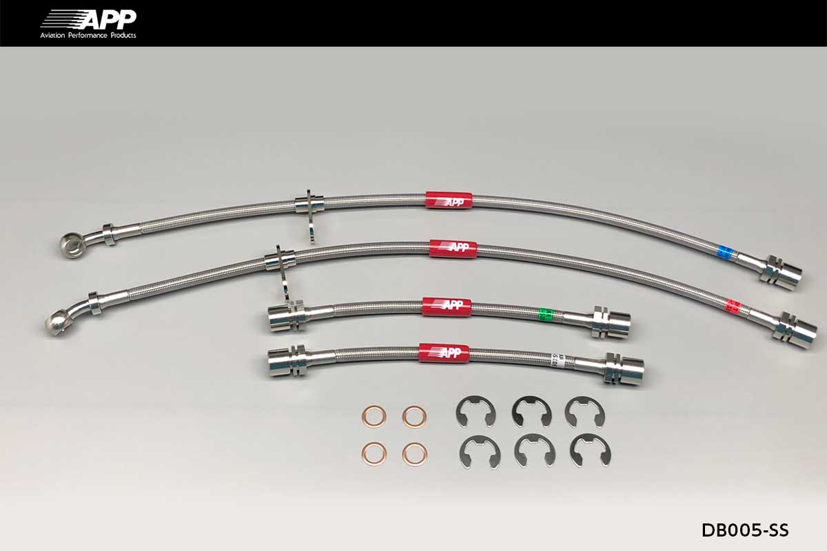 APP BRAKE LINE SYSTEM STAINLESS FITTING FOR DAIHATSU MIRA (MIRA) L700S L700V DB005-SS