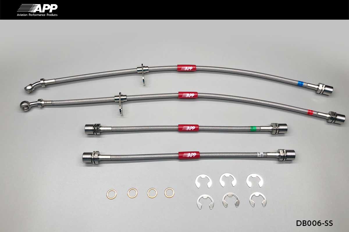 APP BRAKE LINE SYSTEM STAINLESS FITTING FOR DAIHATSU MIRA (MIRA) L250S L250V DB006-SS