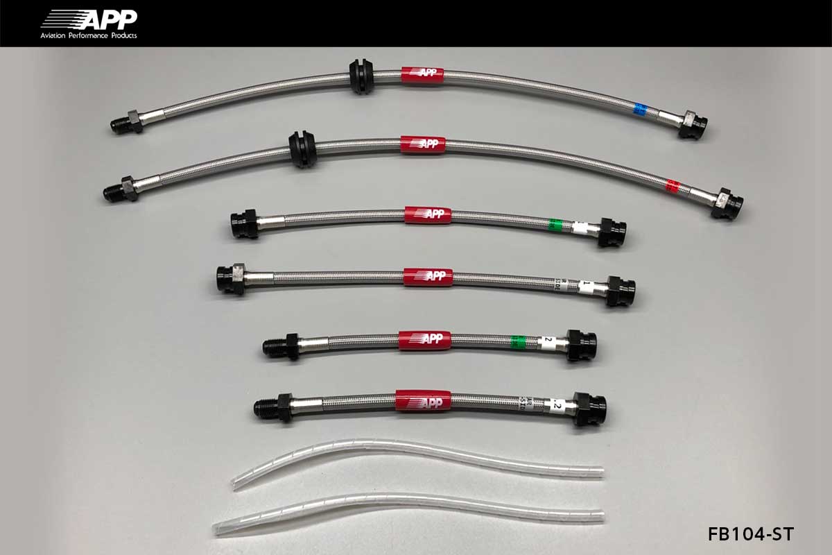APP BRAKE LINE SYSTEM STEEL FITTING FOR ALFAROMEO 145 155 930A 167A FB104-ST