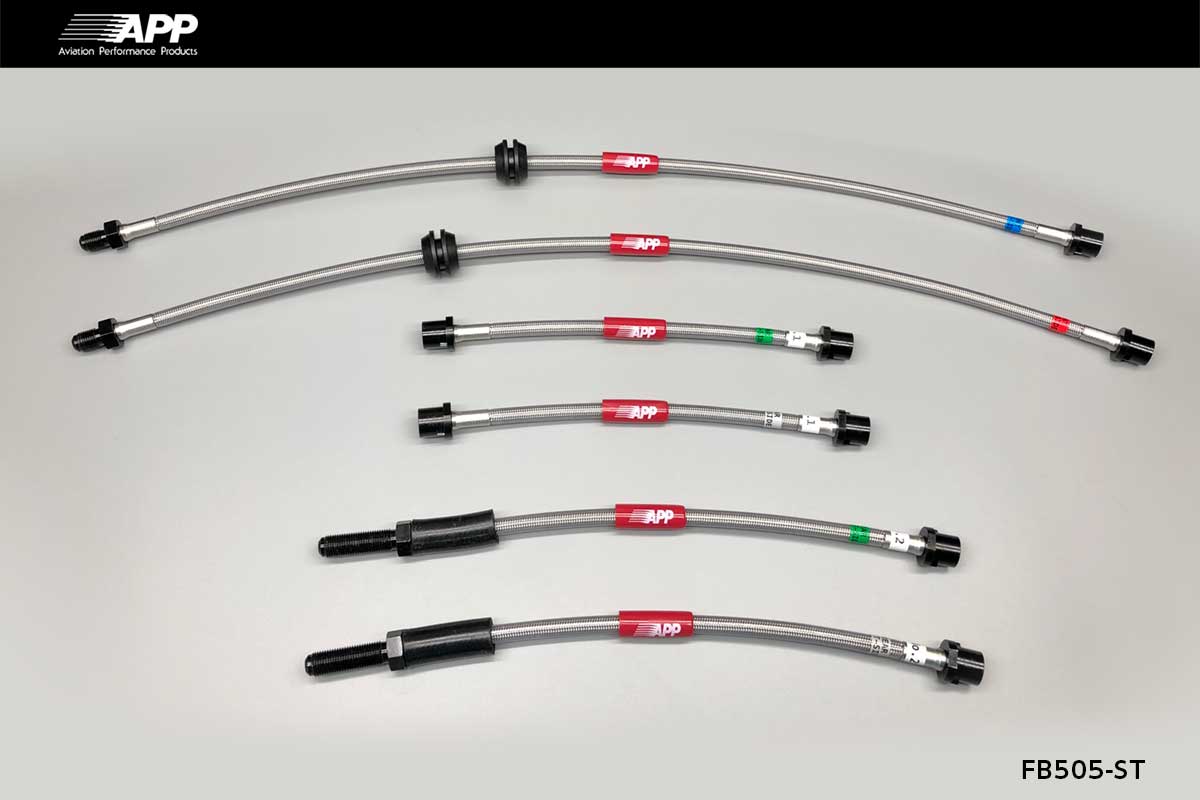 APP BRAKE LINE SYSTEM STEEL FITTING FOR BMW 3 SERIES E92 (COUPE) WD40 FB505-ST