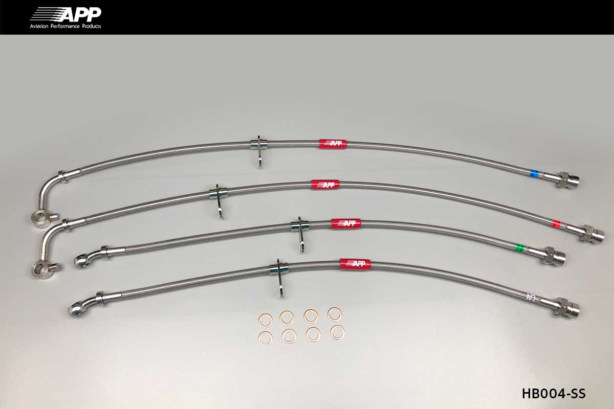 APP BRAKE LINE SYSTEM STAINLESS FITTING FOR HONDA CIVIC FERIO EP3 HB004-SS