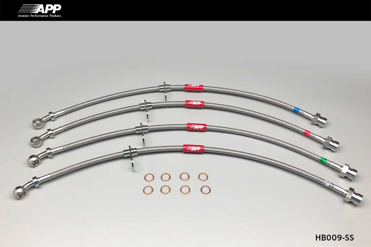 APP BRAKE LINE SYSTEM STAINLESS FITTING FOR HONDA ACCORD CL7 CL9 HONDA TORNEO CL7 CL9 HB009-SS