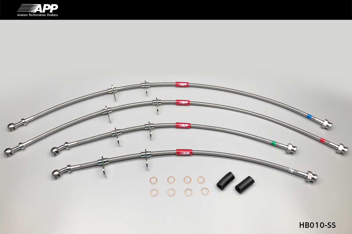 APP BRAKE LINE SYSTEM STAINLESS FITTING FOR HONDA CIVIC FERIO EF3 EF9 HB010-SS