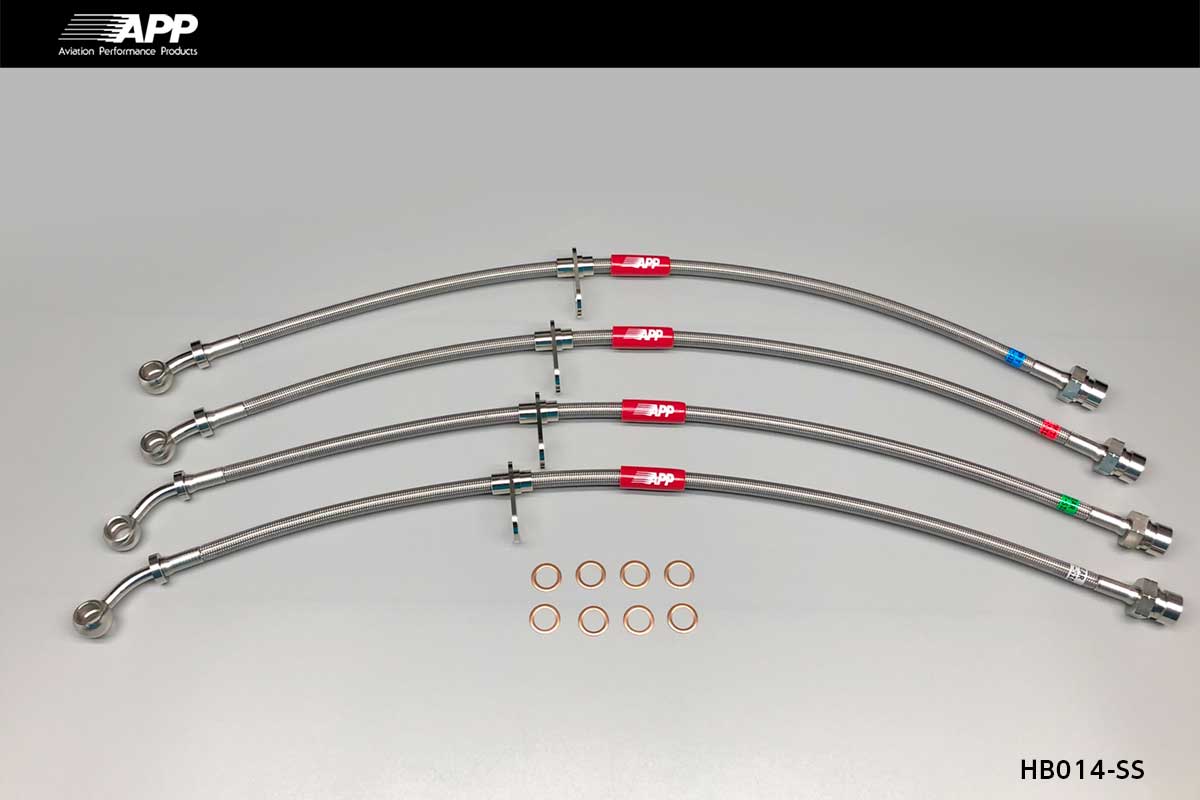 APP BRAKE LINE SYSTEM STAINLESS FITTING FOR HONDA ODYSSEY RB1 RB2 RB3 RB4 HB014-SS