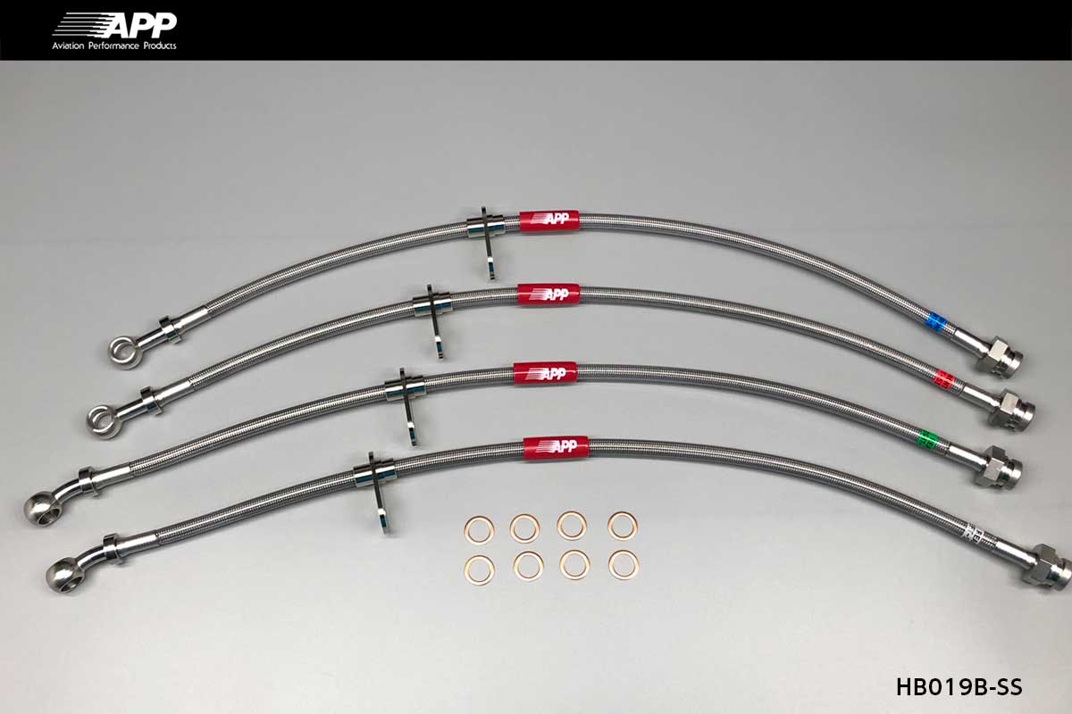 APP BRAKE LINE SYSTEM STAINLESS FITTING FOR HONDA ACCORD CF4 CL1 CL3 HONDA TORNEO CF4 CL1 CL3 HB019B-SS