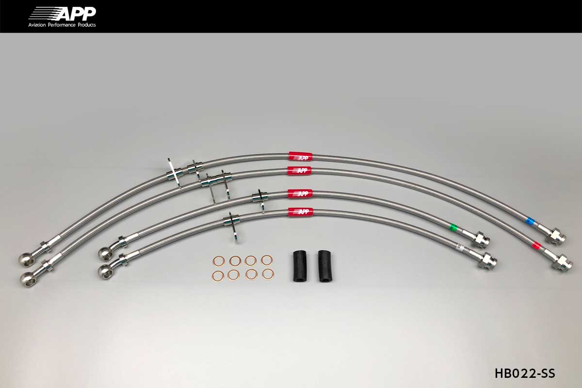 APP BRAKE LINE SYSTEM STAINLESS FITTING FOR HONDA CIVIC FERIO EG6 EG9 HB022-SS