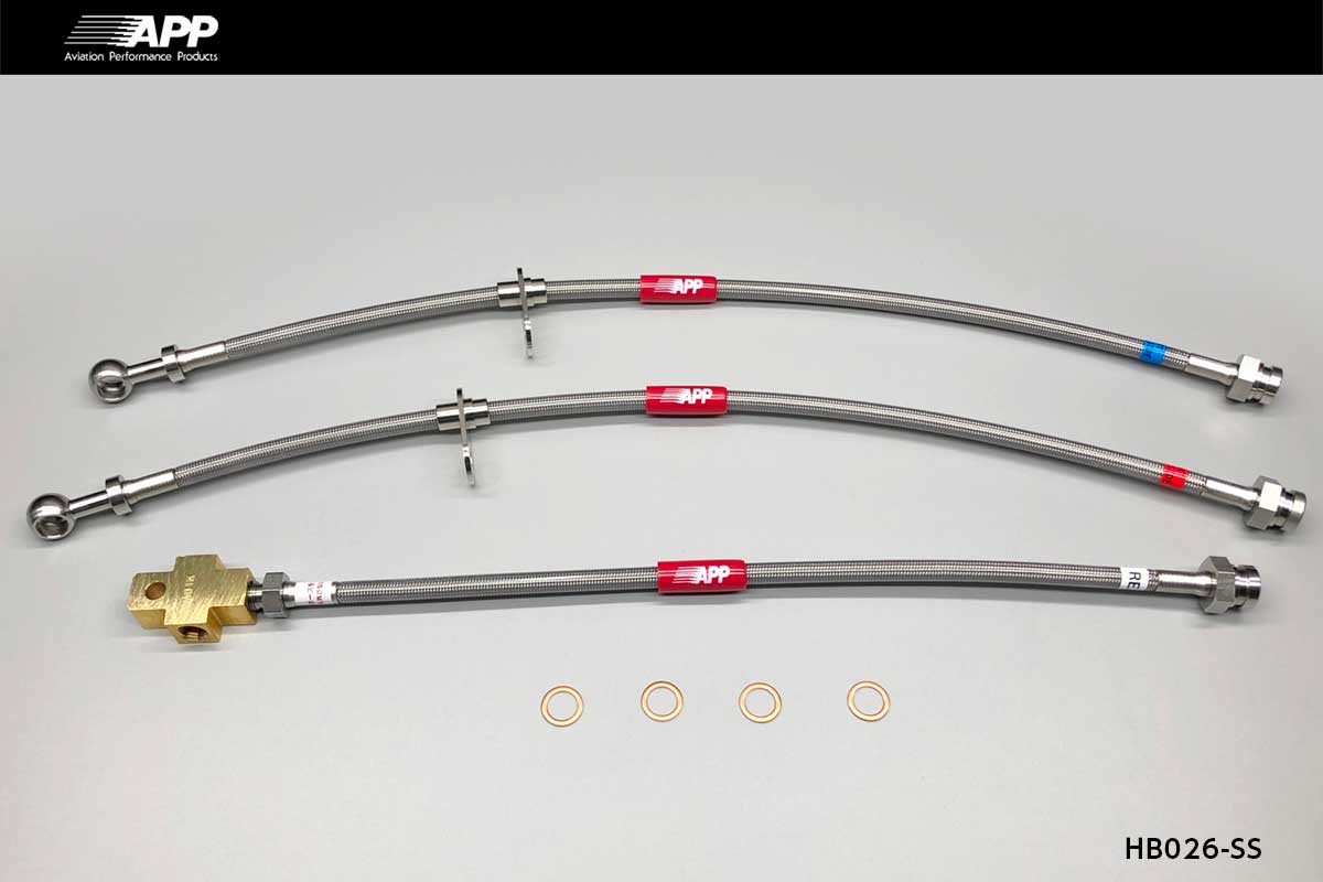 APP BRAKE LINE SYSTEM STAINLESS FITTING FOR HONDA BAMOS HOBIO HM1 HM2 HM3 HM4 HB026-SS