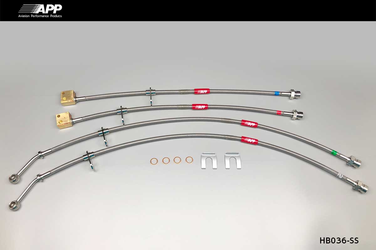 APP BRAKE LINE SYSTEM STAINLESS FITTING FOR HONDA CIVIC FERIO FK8 HB036-SS