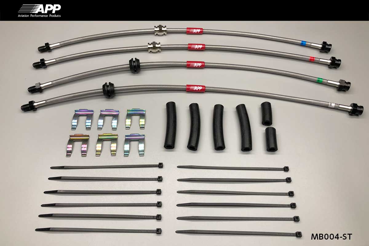 APP BRAKE LINE SYSTEM STEEL FITTING FOR MAZDA AXELA SPORT BLEFW BL5FW BLEFP BLEAP BL5FP MB004-ST