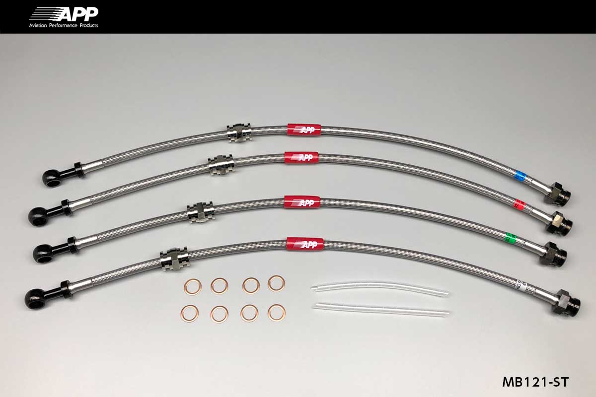 APP BRAKE LINE SYSTEM STEEL FITTING FOR MITSUBISHI LANCER EVOLUTION CD9A CE9A (I II III) MB121-ST