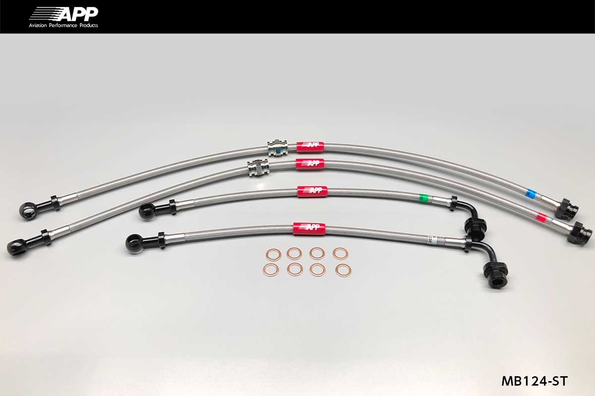 APP BRAKE LINE SYSTEM STEEL FITTING FOR MITSUBISHI LANCER EVOLUTION CT9A CT9W (VII VIII IX) MB124-ST