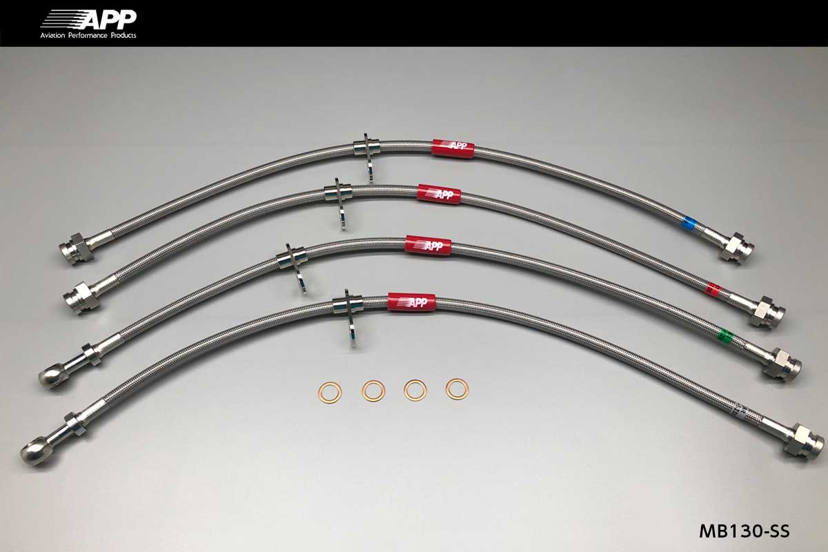 APP BRAKE LINE SYSTEM STAINLESS FITTING FOR MITSUBISHI LANCER EVOLUTION CZ4A (X) MB130-SS