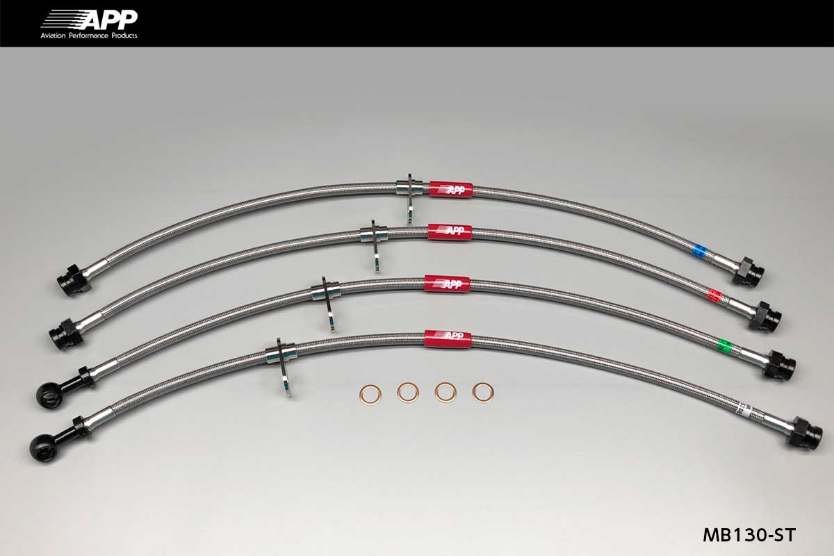APP BRAKE LINE SYSTEM STEEL FITTING FOR MITSUBISHI LANCER EVOLUTION CZ4A (X) MB130-ST